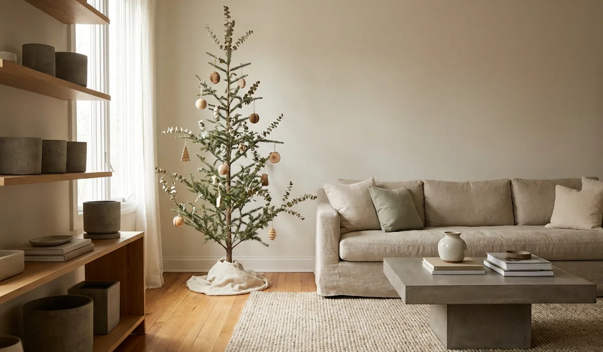 White lights illuminate a small
